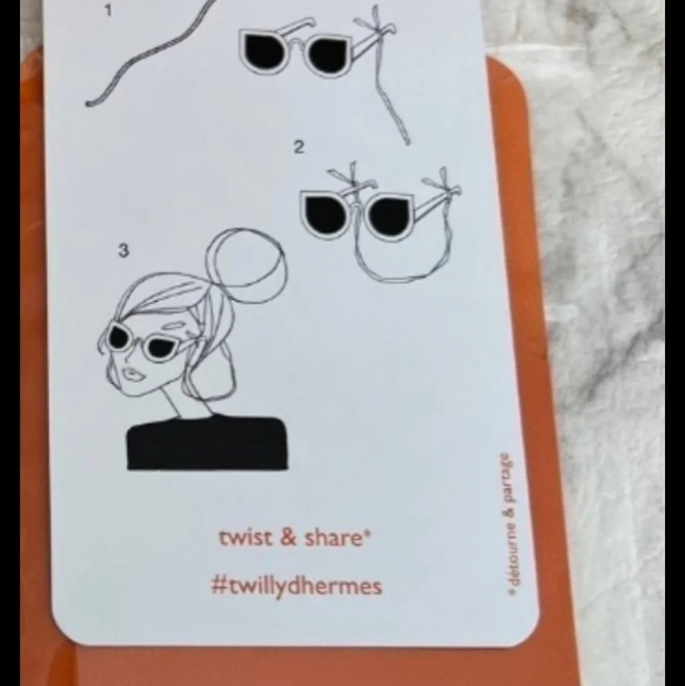 Hermès Colorful Twilly Spagetti Strings , Set Of 3 - Picture 3 of 8